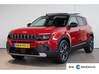 Jeep Avenger Summit 54 kWh | Schuif-Kanteldak | Warmtepomp | Navigatie | Camera | Climate Controle | Elektrische Achterklep |