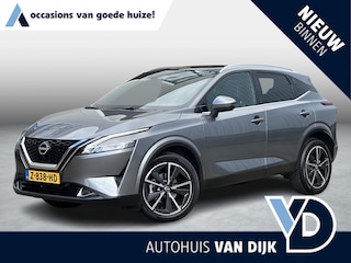 Nissan Qashqai 1.3 MHEV Xtronic Tekna | Head-Up/Stoel-/Stuur-/Voorruitverw./Elektr.Stoelverst./Pano-Dak/Half leder/360° camera