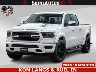 Dodge Ram V8 5.7 402PK | LARAMIE SPORT | Krachtige Hemi | Panorama Dak | 12' Scherm | LPG | Comfortabele Dubbele Cabine met Royale 5 Zitplaatsen | NIEUW EN BPM vrij | Nu Leverbaar uit Voorraad | Nr 2529 - 1277 |