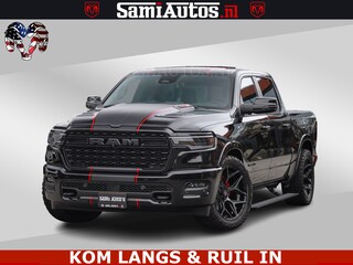 Dodge Ram 1500 Limited Night H.O 540HP 706Nm | Massage + Full Option | De Meest Luxe en Volle Pick-Up in zijn Klasse | Comfortabele Dubbele Cabine met Royale 5 Zitplaatsen | BPM vrij | Nu Leverbaar uit Voorraad | Voorraad Nr 2334 - 5409