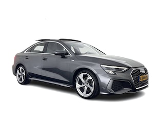 Audi A3 Limousine 35 TFSI S-Edition (INCL-BTW) Aut. *PANO | LEATHER-FABRIC | FULL-LED | AMBIENTLIGHT | SPORTSEATS | DIGI-COCKPIT | NAVI-FULLMAP | SHIFTPADDLES | DAB+ | CRUISE | PDC | 18"ALU*
