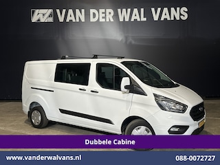 Ford Transit Custom 2.0 TDCI 131pk L2H1 Dubbele Cabine Inrichting Euro6 Airco | 5-Zits | Camera | Cruisecontrol | LED Parkeersensoren, Stoelverwarming, Achterklep, Dakdragers