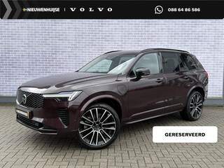 Volvo XC90 2.0 T8 Plug-in hybrid AWD Ultra Dark | Adaptieve Cruise Control | Luchtvering | Trekhaak | Panoramadak | Bowers & Wilkins Audio | Nappa Lederen Bekleding | Stoel-/Stuurverwarming | 360 Parkeercamera | 22" Velgen |