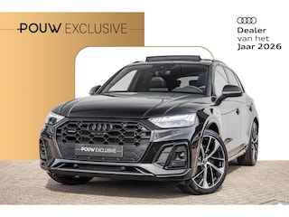 Audi Q5 55 TFSIe 367pk PHEV quattro Competition | 21" LMV | Luchtvering | Panoramdak | Leder | Stoelverstelling Memory | Massage | 360 Camera