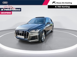 Audi Q7 55 TFSIe 280kW/381PK quattro S Line · Panoramadak · Trekhaak · Luchtvering · 360gr camera · Dodehoeksensor · 21'' · Servosluiting · Adaptive Cruise Control ·