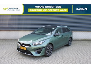 Kia Ceed Sw 140pk GT-Line I Cruise control I Keyless entry I Navi I Parkeercamera I Parkeersensoren voor & achter I Schuif-/kanteldak I Sportstoelen