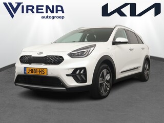 Kia Niro 1.6 GDi PHEV DynamicPlusLine Navigatie - Achteruitrijcamera - Stoel/Stuur verwarming - Dodehoek detectie - Trekhaak - Lederen bekleding - Virena Zekerheidspakket €895,-