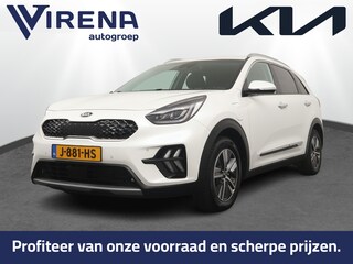 Kia Niro 1.6 GDi PHEV DynamicPlusLine Navigatie - Achteruitrijcamera - Stoel/Stuur verwarming - Dodehoek detectie - Trekhaak - Lederen bekleding - Virena Zekerheidspakket €895,-