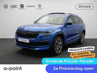 Skoda Kodiaq 1.5 TSI Sportline Business 7p. Automaat | Schuifkanteldak | Camera | PDC voor & achter | Trekhaak | Stoel en stuurverw. | Apple Carplay of Android Auto | Elektr stoel met geheugen | Navigatie