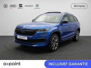 Skoda Kodiaq 1.5 TSI Sportline Business 7p. Automaat | Schuifkanteldak | Camera | PDC voor & achter | Trekhaak | Stoel en stuurverw. | Apple Carplay of Android Auto | Elektr stoel met geheugen | Navigatie