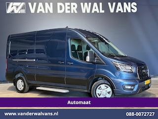 Ford Transit 2.0 TDCI 185pk Automaat L3H2 Euro6 Airco | Xenon | Camera | Navigatie | Apple Carplay | Cruisecontrol | LED Android Auto, Verwarmde voorruit, Stoelverwarming, LM velgen, Elektrisch verstelbare bestuurdersstoel, Parkeersensoren, Bijrijdersbank