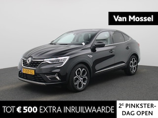 Renault Arkana 1.6 E-Tech Hybrid 145 Intens | Airconditioning, Licht metalen velgen 18 inch | Cruise control Adaptive | Navigatie | Half lederen bekleding zwart | LED koplampen | Park Distance Control voor en achter | Achteruitrijcamera |
