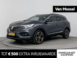 Renault Kadjar 1.3 TCe Black Edition | Climate Control / ECC | Licht metalen velgen 19 inch | Cruise control | Navigatie | Half lederen bekleding grijs | Stoelverwarming | LED koplampen | Park Distance Control voor en achter | Achteruitrijcamera | Dakrailing |