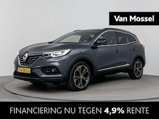Renault Kadjar 1.3 TCe Black Edition | Climate Control / ECC | Licht metalen velgen 19 inch | Cruise control | Navigatie | Half lederen bekleding grijs | Stoelverwarming | LED koplampen | Park Distance Control voor en achter | Achteruitrijcamera | Dakrailing |