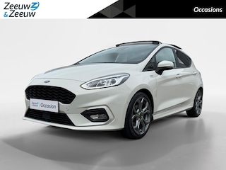 Ford Fiesta 1.0 EcoBoost Hybrid ST-Line | Panorama dak | Winter pack | Parkeersensoren voor en achter | Navigatie | Apple carplay & Android auto | 17" lichtmetalen velgen |  Cruise control | Unieke kleur |