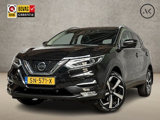 Nissan Qashqai 1.2 Tekna + Automaat (PANORAMADAK, NAVIGATIE, LEDER, BOSE AUDIO, 360 CAMERA, ELEKTRISCHE SPORTSTOELEN, GETINT GLAS, STOELVERWARMING, GETINT GLAS, NIEUWSTAAT)