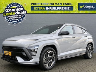Hyundai Kona 1.6 GDI HEV 141pk DCT N Line Sky |Stoel & Stuurverwarming | Stoelventilatie | Bose Audiosysteem | 360 Camera | Climate Control