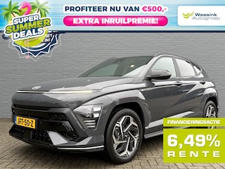 Hyundai Kona 1.6 GDI HEV 141pk DCT N-line Edition | N-line accenten | Adaptive Cruise Control | Navigatie | 18 inch N-line velgen