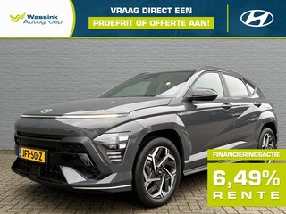 Hyundai Kona 1.6 GDI HEV 141pk DCT N-line Edition | N-line accenten | Adaptive Cruise Control | Navigatie | 18 inch N-line velgen