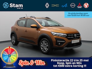 Dacia Sandero Stepway TCe Bi-Fuel Comfort 92pk Camera | Cruise | Navi | Parkeersens. v+a | Trekhaak