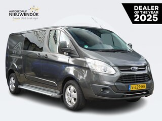 Ford Transit Custom 2.0 TDCI 130 L2H1 Limited DC AUTOMAAT / TREKHAAK / NAVI / PDC 360 / CAMERA / STOELV. / SIDE STEPS / CRUISE / BLUETOOTH / RADIO-CD SPELER / AIRCO  / PRIV GLASS / 16'' LMV