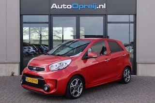 Kia Picanto 1.2 CVVT 86pk SportLine Clima, half Leder, Stoelverwarming, PDC, LM-Velgen