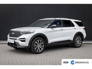 Ford Explorer 3.0 V6 457PK E.B. PHEV ST-Line | Verlengde garantie tot 07-2028! | Trekhaak | Parelmoer Metallic wit | BTW auto | Standkachel | Stuur/stoelverwarming