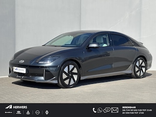 Hyundai Ioniq 6 Connect 77.4 kWh / SOH 100% / Fabrieksgarantie tot 11-2028 / CCS snellader / All season banden / Elektrisch verstelbare stoel  / Stuur-, Stoel & Achterbankverwarming / warmtepomp / Trekgewicht 1500 kg / Keyless Entry/Start /