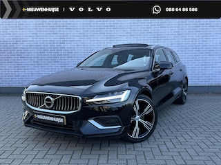 Volvo V60 2.0 B4 Inscription | Trekhaak | Harman Kardon Audio | Panoramadak | Achteruitrijcamera | Keyless Entry | Elektrische Achterklep | Lederen Bekleding | Lichtmetalen Velgen 19 inch | Navigatie | Apple Carplay | Android Auto