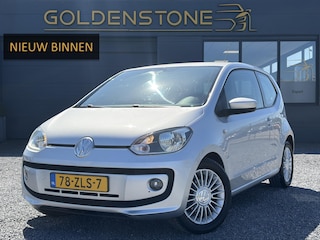 Volkswagen Up 1.0 high up! BlueMotion Navi,Airco,Lm velgen,N.A.P,Zeer Zuinig,Apk tot 01-2027