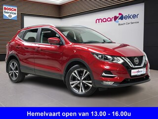 Nissan Qashqai 1.3 DIG-T 160pk N-Connecta ✅Trekhaak✅360 Camera✅Panodak✅Clima✅Navi✅Cruise✅Keyless✅Stoelverw.✅