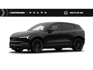 Volvo EX30 P5 Long Range Plus Black Edition Europa 69 kWh | Google | Long Range | Stoel-/Stuurverwarming | Warmtepomp | Sfeerverlichting | Draadloos Opladen Telefoon | Camera | Getint Glas | Elek. Stoelen | Park Assist | DAB | LED Koplampen | 19" LM