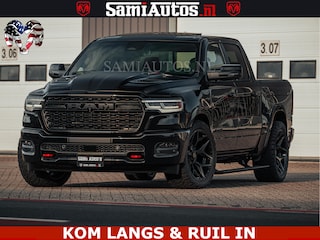 Dodge Ram Limited H.O 540PK 706Nm | Massage + Full Option | De Meest Luxe en Volle Pick-Up in zijn Klasse | Comfortabele Dubbele Cabine met Royale 5 Zitplaatsen | BPM vrij | Nu Leverbaar uit Voorraad | Voorraad Nr 2326 - 5169