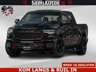 Dodge Ram Limited H.O 540PK 706Nm | Massage + Full Option | De Meest Luxe en Volle Pick-Up in zijn Klasse | Comfortabele Dubbele Cabine met Royale 5 Zitplaatsen | BPM vrij | Nu Leverbaar uit Voorraad | Voorraad Nr 2326 - 5169