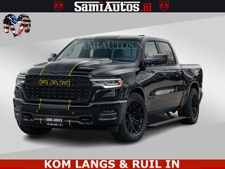 Dodge Ram 1500 Limited Night H.O 540HP 706Nm | Massage + Full Option | De Meest Luxe en Volle Pick-Up in zijn Klasse | Comfortabele Dubbele Cabine met Royale 5 Zitplaatsen | BPM vrij | Nu Leverbaar uit Voorraad | Voorraad Nr 2295 - 8559