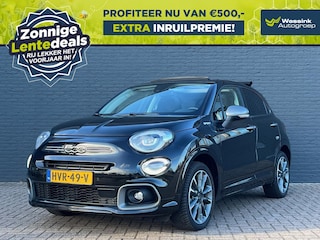 Fiat 500X 1.5 Hybrid 130pk Automaat Sport Cabriolet I LENTESALE I Open dak | luxe uitrusting | Alcantara stuurwiel | Navigatie met Carplay | All season banden|