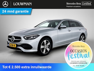 Mercedes-Benz C-klasse Estate 300 e Plug-In Hybride Trekhaak | Ledkoplampen | Rijassistentiepakket Plus |  Parkeerpakket met achteruitrijcamera | Distronic. Inclusief 24 maanden MB Certified garantie voor Europa.