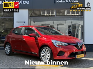 Renault Clio V 1.6 E-Tech Hybrid 145 Evolution Dealeronderhouden | All seasonbanden | Parkeersensoren voor + achter | Premium kleur rouge flamme | Armsteun | Easylink navigatiesysteem | Apple Carplay/Android Auto