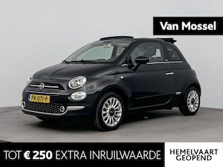 Fiat 500 1.2 69Pk Lounge | Cabrio | Airco | Lichtmetalen velgen 15" | Bluetooth Telefoonverbinding | Parkeersensoren |