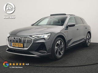 Audi e-Tron 50 Quattro 2x S Line 313pk Dealer O.H INCL BTW | Luchtvering | Panodak | Head Up | Adaptive Cruise | Sfeerverlichting | Lederen Sportstoelen Verwarmd | Keyless | Navigatie | 20"L.M | DAB | Virtual |