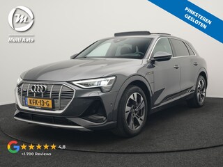 Audi e-Tron 50 Quattro 2x S Line 313pk Dealer O.H INCL BTW | Luchtvering | Panodak | Head Up | Adaptive Cruise | Sfeerverlichting | Lederen Sportstoelen Verwarmd | Keyless | Navigatie | 20"L.M | DAB | Virtual |