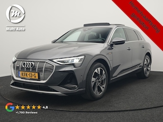Audi e-Tron 50 Quattro 2x S Line 313pk Dealer O.H INCL BTW | Luchtvering | Panodak | Head Up | Adaptive Cruise | Sfeerverlichting | Lederen Sportstoelen Verwarmd | Keyless | Navigatie | 20"L.M | DAB | Virtual |