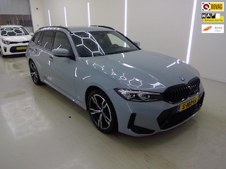 BMW 3-serie Touring 320e M SPORT+leder+elek-Klep++stoel-verw+Led+camera+navigatie+sfeer-verlichting+Hifi-Systeem =M Brookyn-Grau !