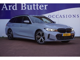 BMW 3-serie Touring 320e M SPORT+leder+elek-Klep++stoel-verw+Led+camera+navigatie+sfeer-verlichting+Hifi-Systeem =M Brookyn-Grau !