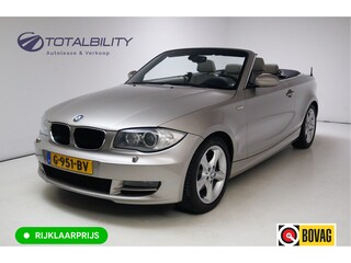 BMW 1-serie Cabrio 125i High Executive 218 PK 6 cilinder | Keyless | Xenon | Stoelverwarming| Navigatie | Leer | Windscherm