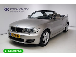 BMW 1-serie Cabrio 125i High Executive 218 PK 6 cilinder | Keyless | Xenon | Stoelverwarming| Navigatie | Leer | Windscherm