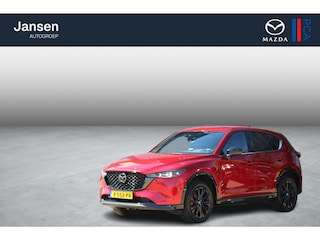 Mazda CX-5 2.0 e-SkyActiv-G M Hybrid 165 Homura , Automaat, Trekhaak, Leder, 19 inch LMV, 360 View, Apple Carplay, Bose, NAVI, Adap. Cruise, Clima, Stuur en Stoelverwarming, Stoelventilatie, LKA, BSM, Auto. Achterklep