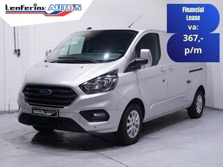 Ford Transit Custom 2.0 TDCI 170 pk Aut. L2H1 Limited 2x Schuifdeur Airco, Apple Carplay, Camera, Trekhaak, PDC V+A, NAP, 3-Zits