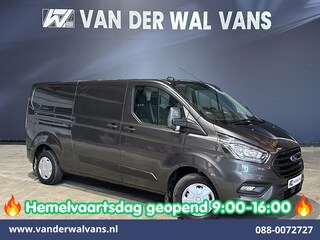 Ford Transit Custom 2.0 TDCI 131pk L2H1 Euro6 Airco | Navigatie | Apple Carplay | LED | 2800kg Trekhaak | Cruisecontrol Parkeersensoren, Bijrijdersbank