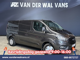 Ford Transit Custom 2.0 TDCI 131pk L2H1 Euro6 Airco | Navigatie | Apple Carplay | LED | 2800kg Trekhaak | Cruisecontrol Parkeersensoren, Bijrijdersbank